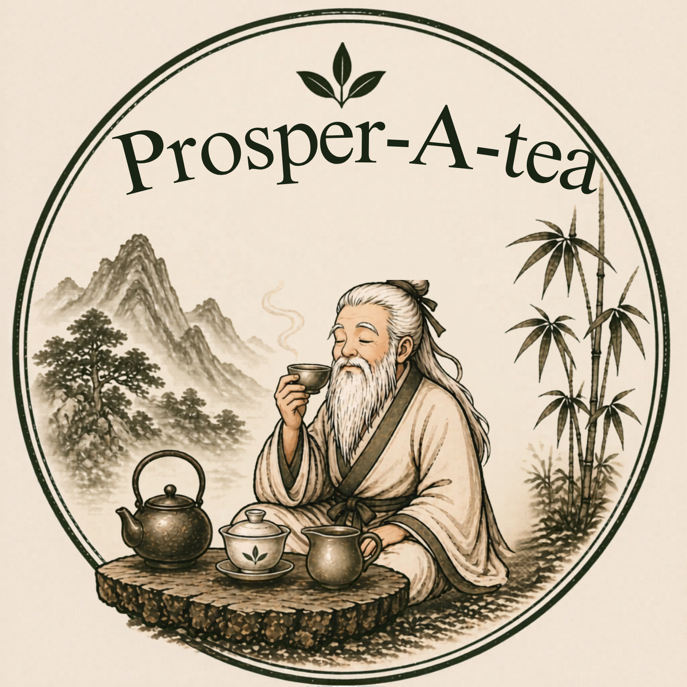 Prosper-A-tea illustrated logo