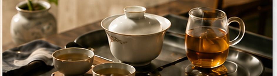 Traditional gong fu tea ritual